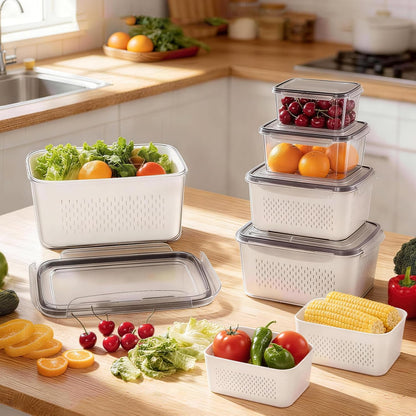 🔥🔥Hot Sale 🍓 Refrigerator Food Storage Containers – Keep Fruits Fresh