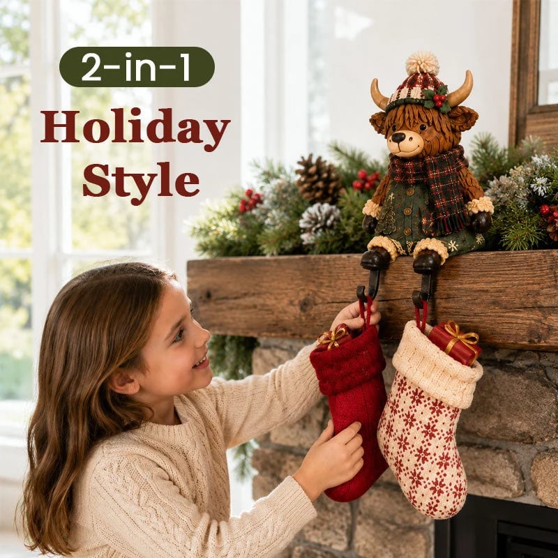 🔥 Last Day 49% OFF - Christmas Stocking Holder Shelf Sitters (📦Buy 2 Free Shipping)