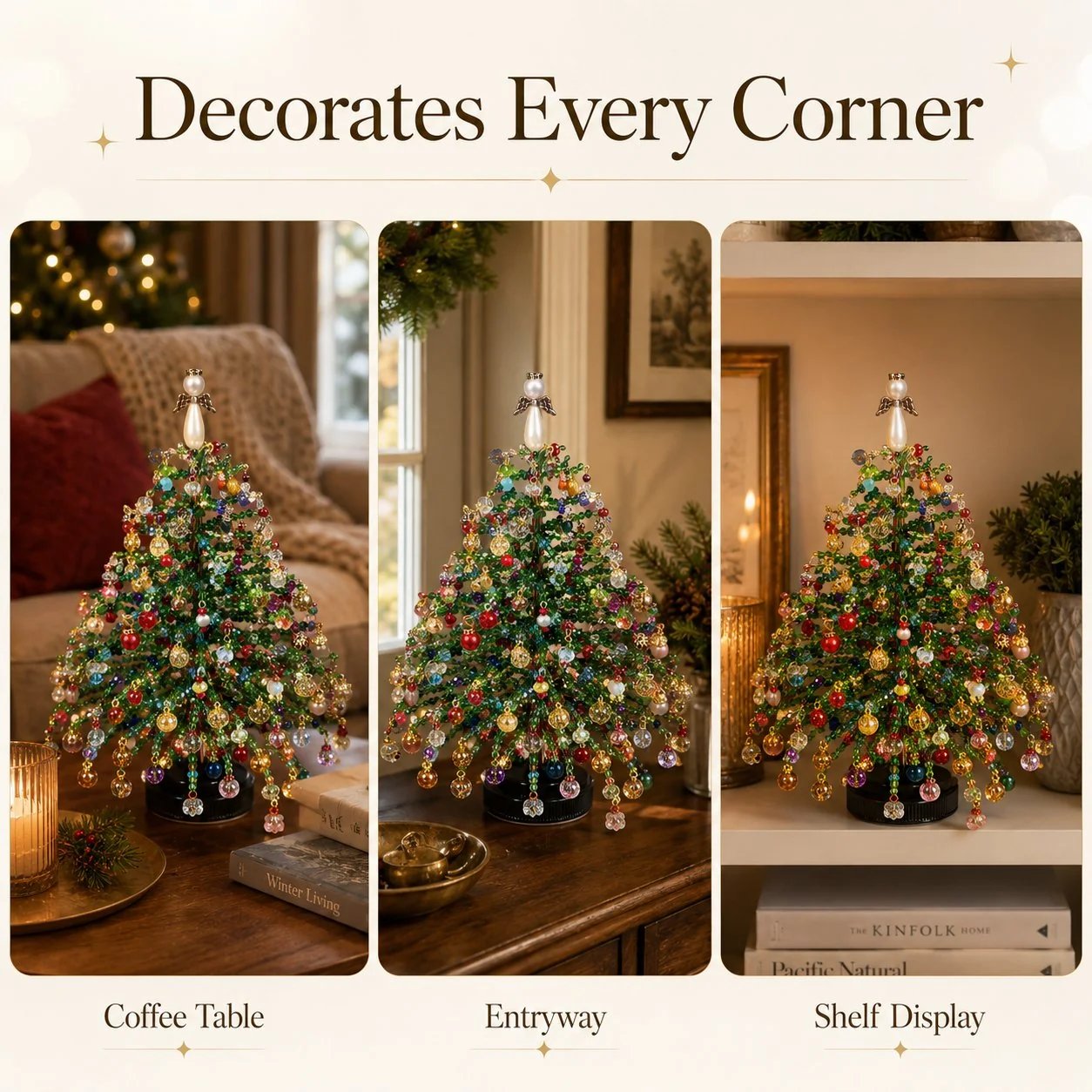 🏆Flash Sale✨DIY Beaded Christmas Tree Kit🎅🎄