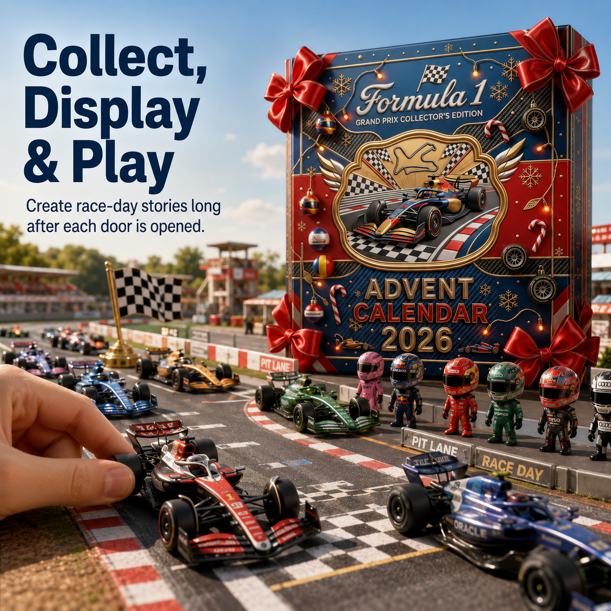 🏎️🏁 24 Days of Racing Glory – 2026 Grand Prix Christmas Collector Countdown