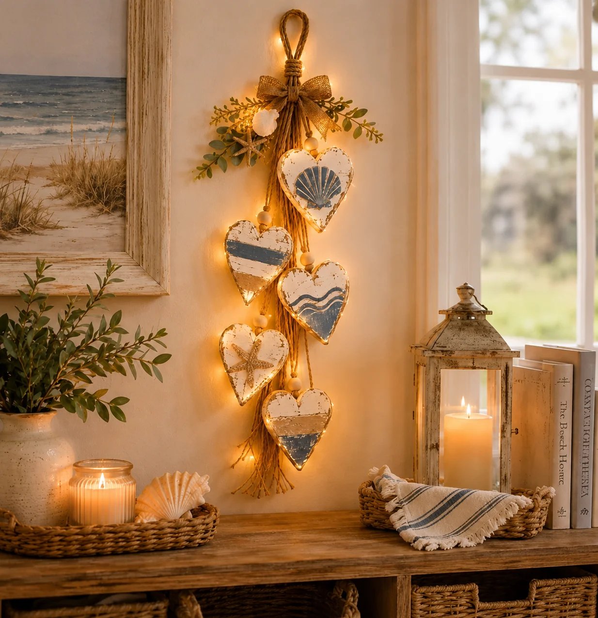 🔥HOT SALE🔥🍂🤎Hanging Heart Wall Decor