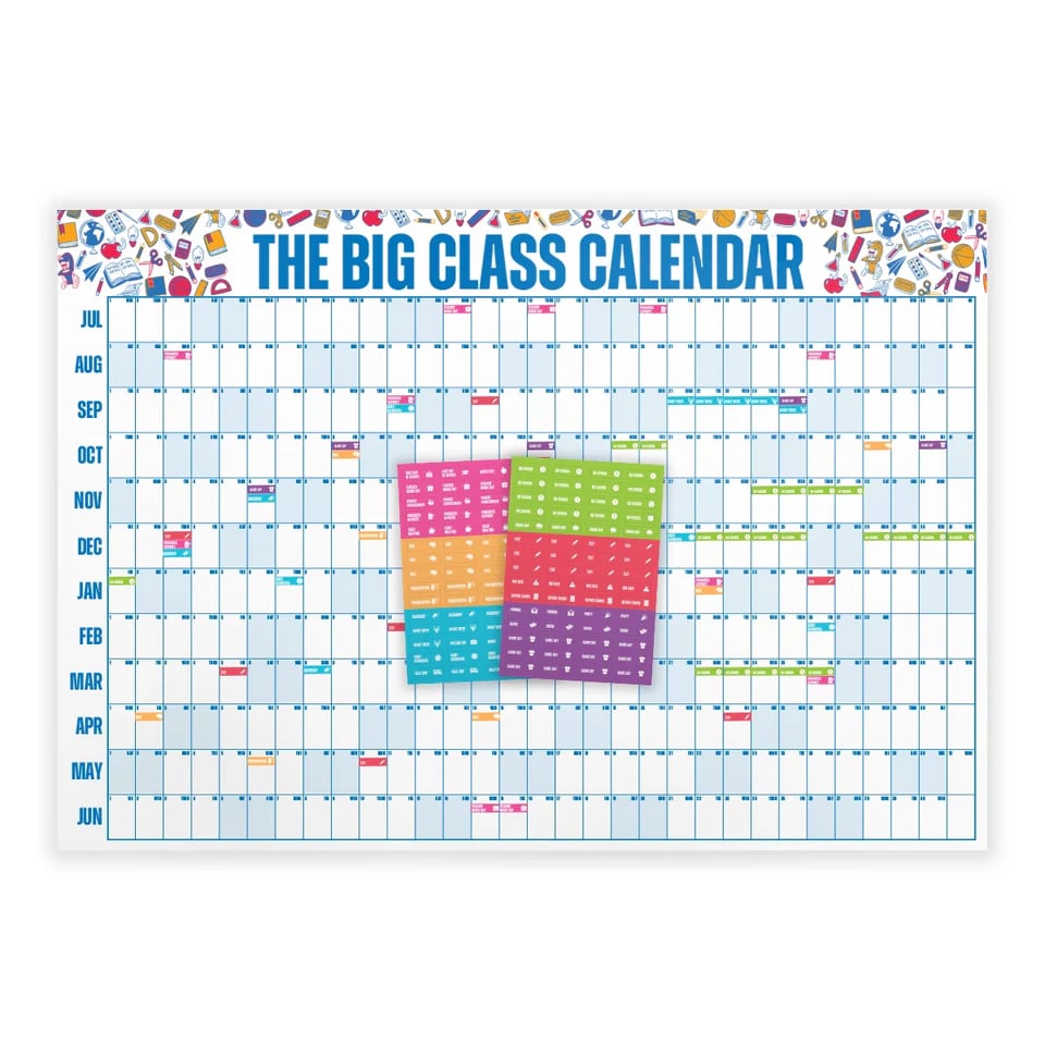 📚 Back-to-School Sale — 49% OFF Today!💥📅The Big Class Calendar - Academic Year 2026-2027