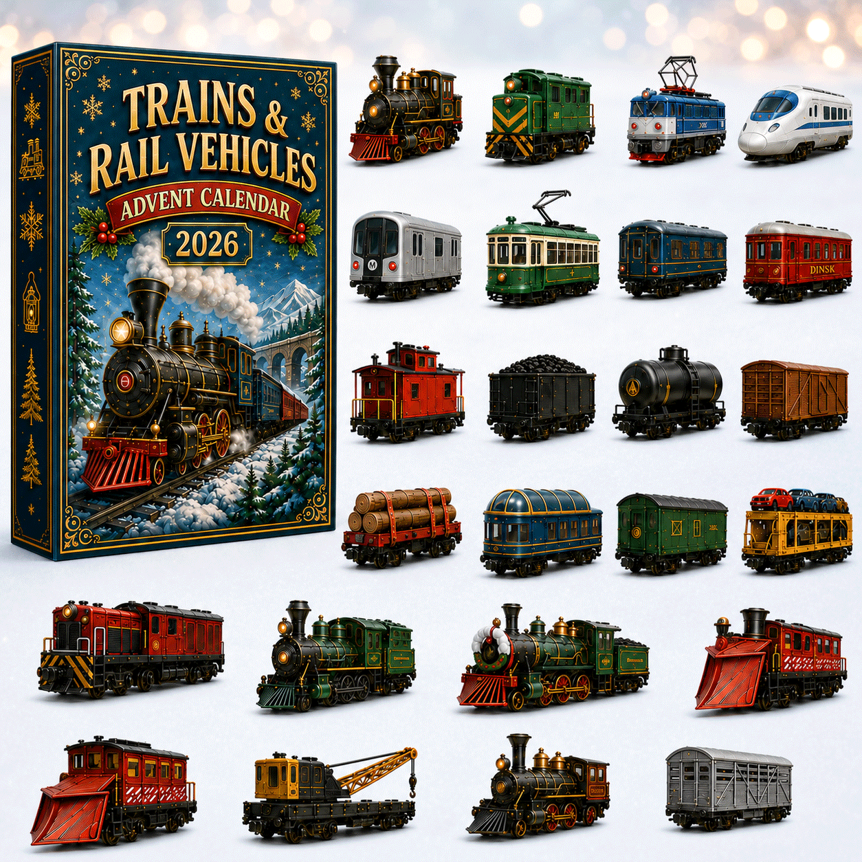 🚂 2026 Railway Advent Calendar – 24 exciting train surprises to discover