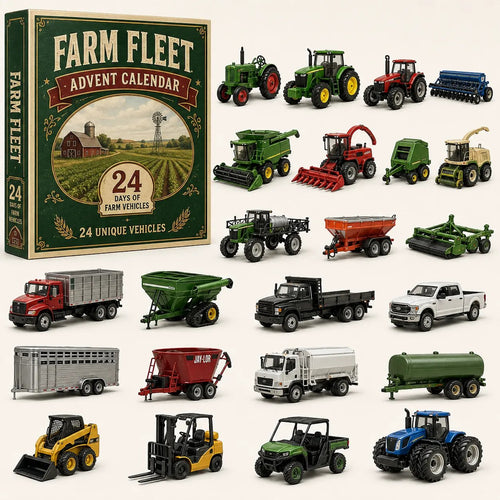 🚜Build the Fleet Collection 24-Day Vehicle Advent Calendar Series