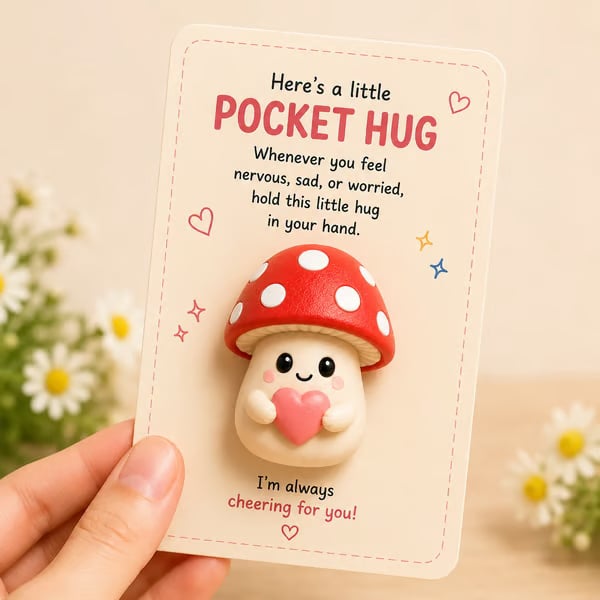 Adorable Pocket Hug – Tiny Comfort Companion & Meaningful Gift