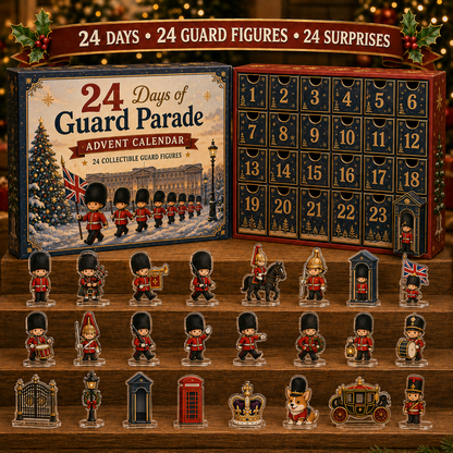 CHRISTMAS KICKOFF 49% OFF - 2026 Guard Parade Blind Box - 24‑Day Festive Countdown, Guard Figures Blind Box - Gift For Royal Guard Enthusiasts