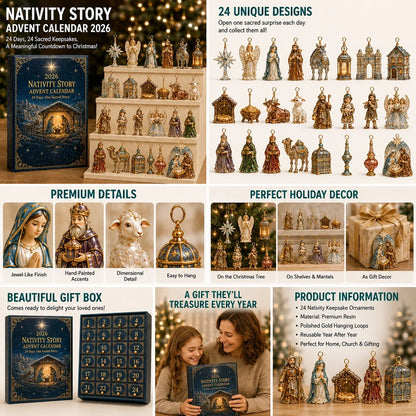 ✨⏰ Limited anniversary edition✨49% OFF!🔥2026 Advent Calendar: The Coming of Jesus