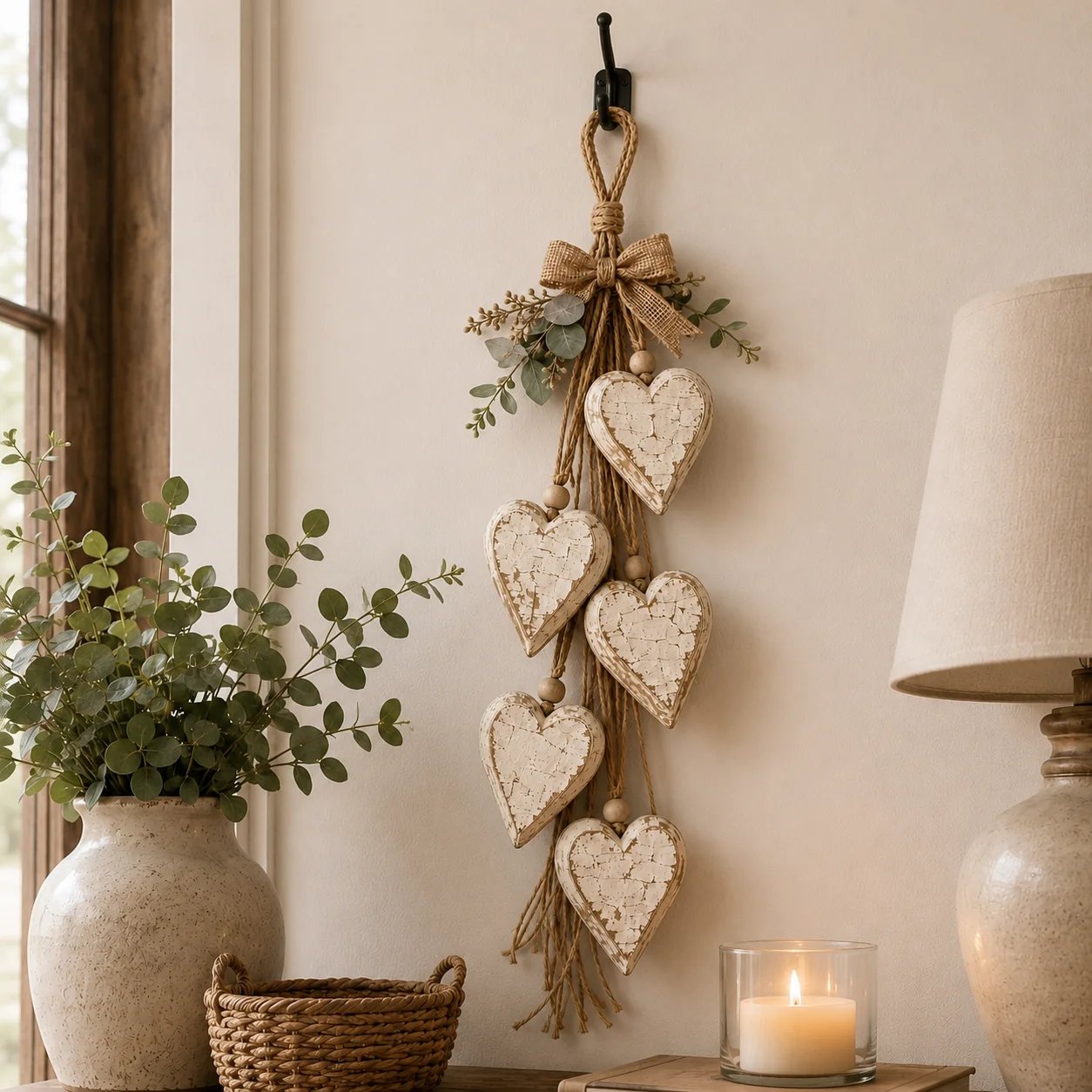 🔥HOT SALE🔥🍂🤎Hanging Heart Wall Decor