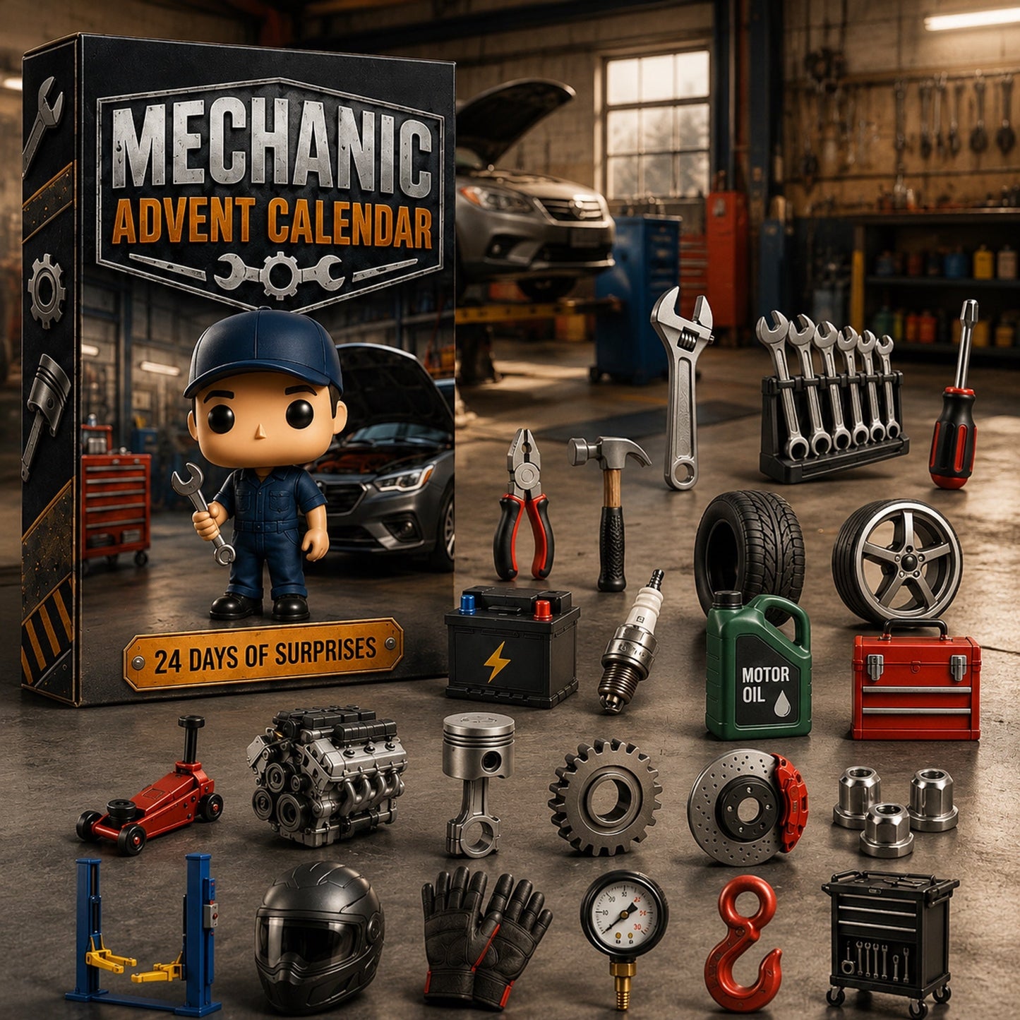 Mechanic Advent Calendar 2026 - 24-Day Festive Countdown