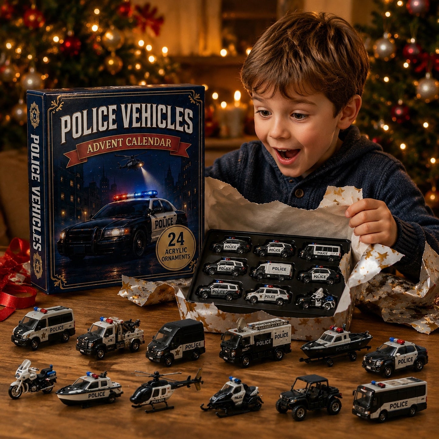 🚓 2026 Police Vehicles Advent Calendar – 24 Days of Heroic Missions