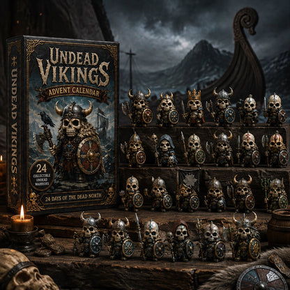 Undead Vikings Advent Calendar 2027 - 24-Day Festive Countdown, Acrylic Charms Blind Box