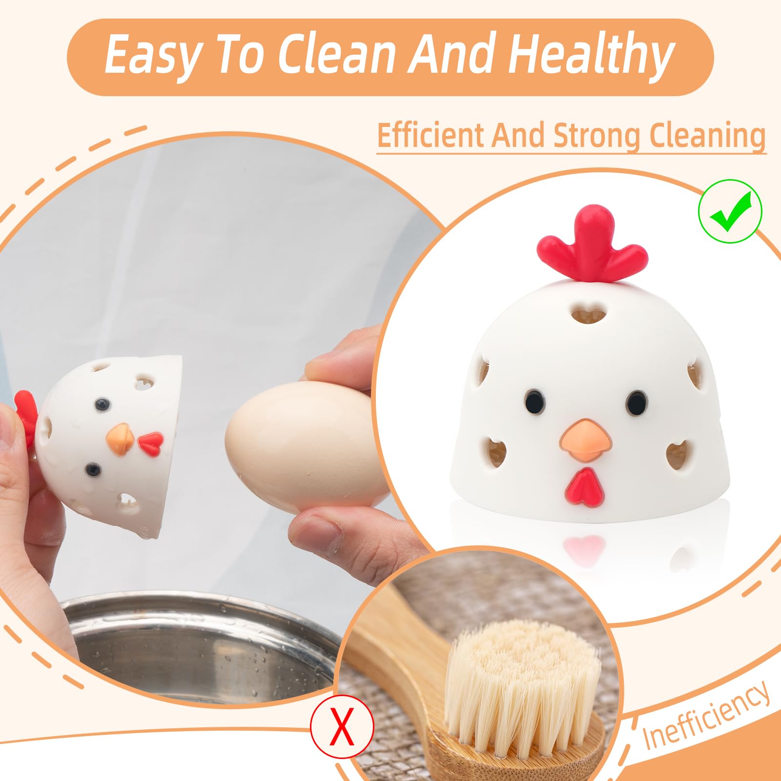 🎉Silicone Egg Scrubber & Washer Tool