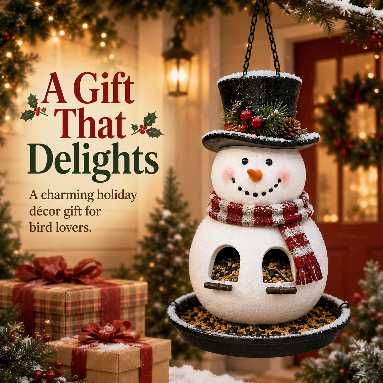 ✨🎄 Christmas Bird Feeder Collection – Festive Hanging Garden Feeders for Wild Birds