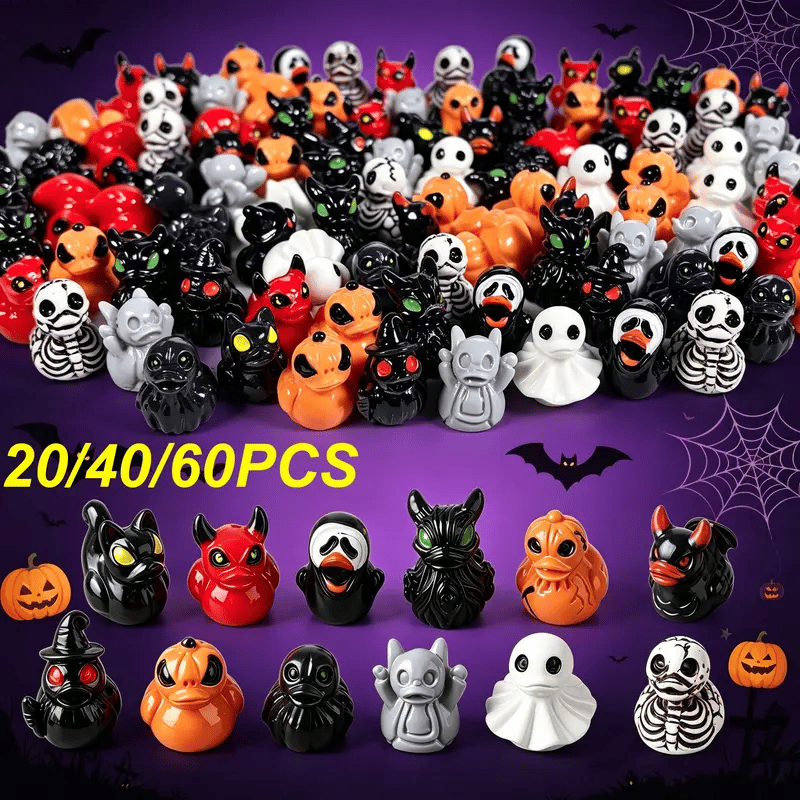 🎃🦆Mini Ducks (✨Devil, Ghost, & Skeleton Designs)
