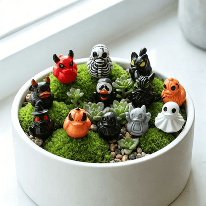 🎃🦆Mini Ducks (✨Devil, Ghost, & Skeleton Designs)