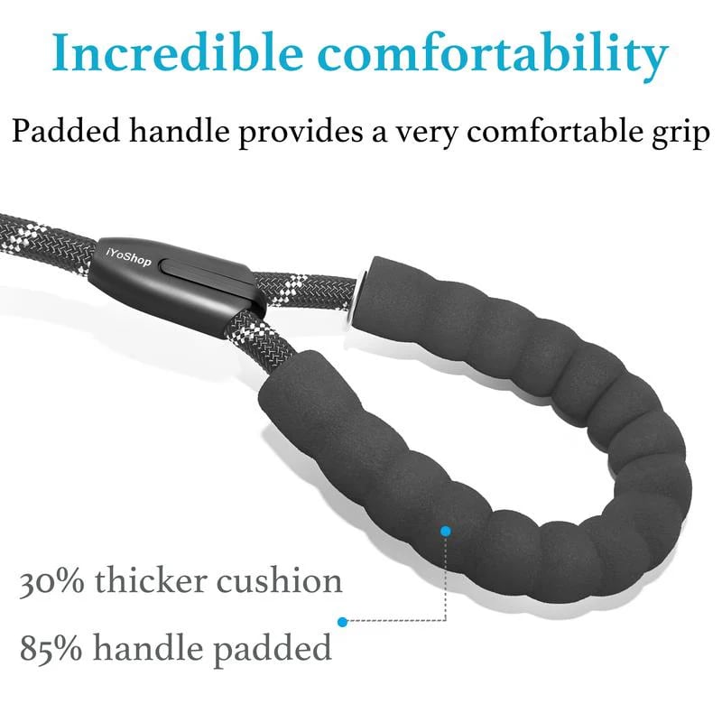 🐕Heavy Duty Dog Leash with Shock Absorbing Bungee