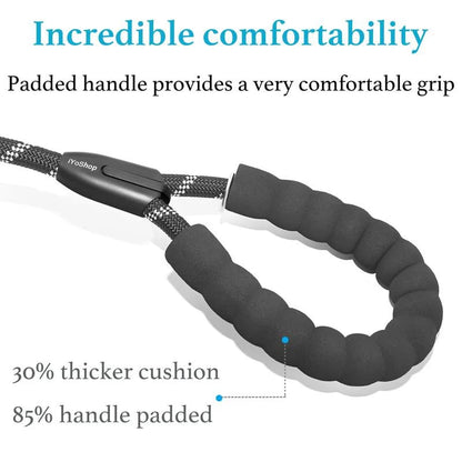 🐕Heavy Duty Dog Leash with Shock Absorbing Bungee