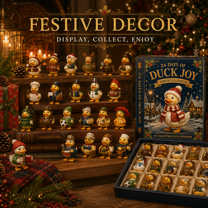 Duck 24-Day Advent Calendar – Christmas Countdown Collectible Figurines