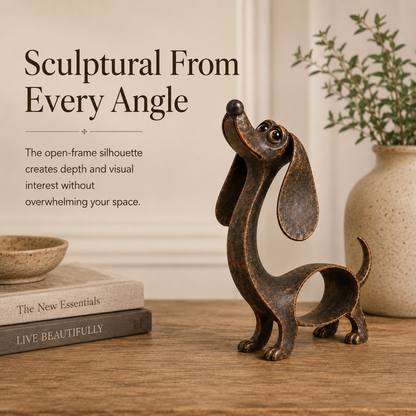 🐾Whimsical Dachshund Sculpture – Charming Dog Decor & Gift for Dachshund Lovers🐶
