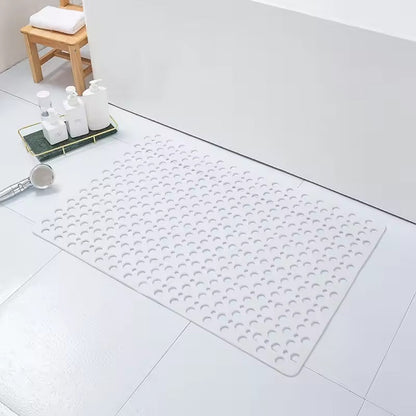 🚿49% OFF NOW! Premium Anti‑Slip Shower Safety Mat‑Large Hollow Drain Hole Bath Mat with Strong Suction Cups, Non‑Slip Floor Mat for Bathroom Shower Tub