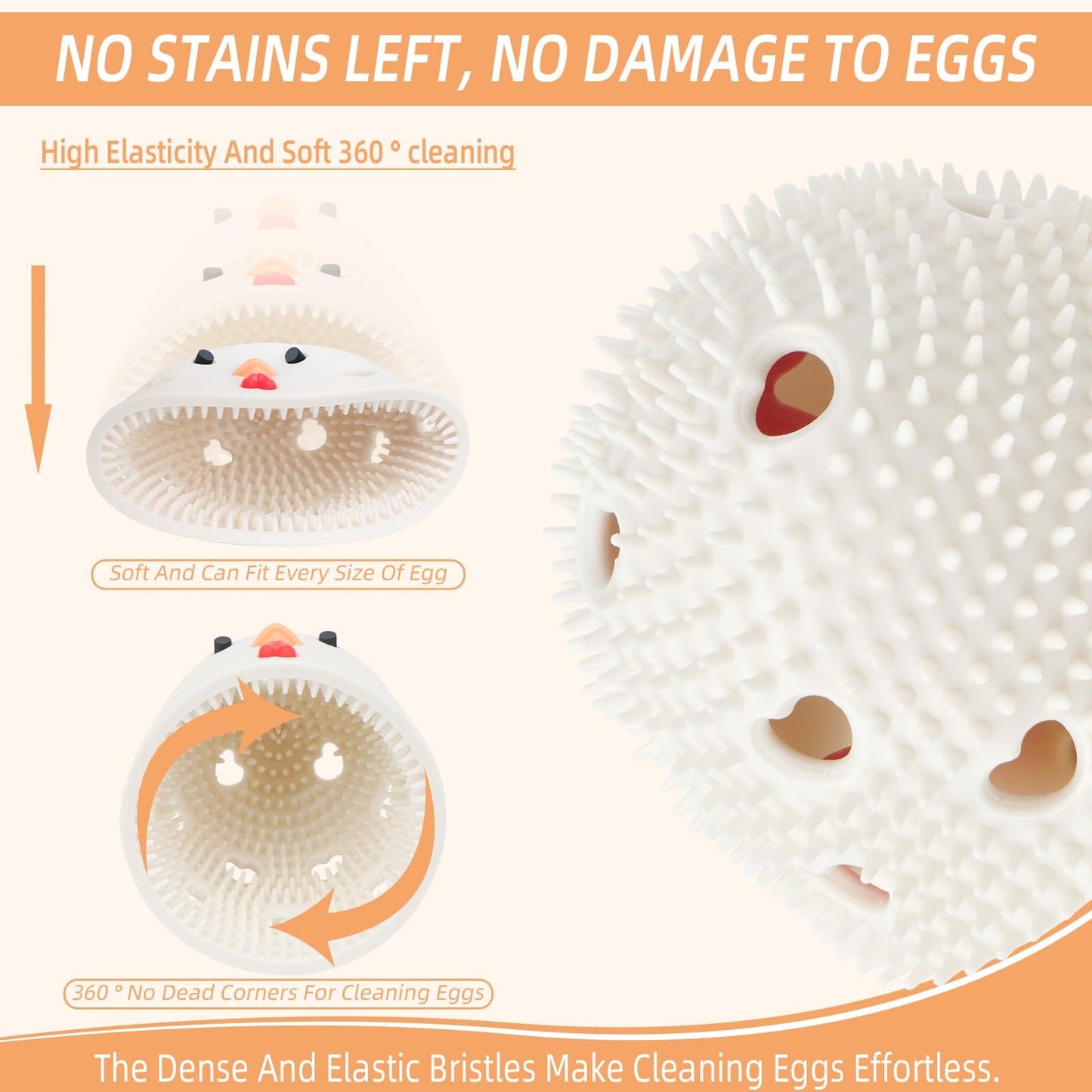 🎉Silicone Egg Scrubber & Washer Tool