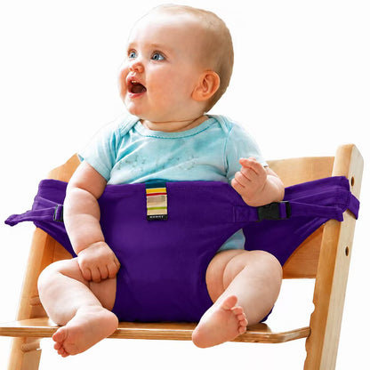 Baby High Chair Seat Belts - Portable Dining Straps Holder