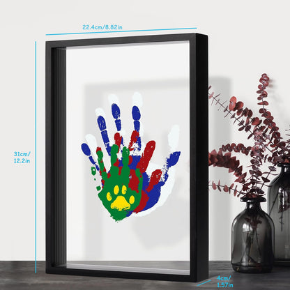 DIY Wooden Transparent Handprint Frame Set