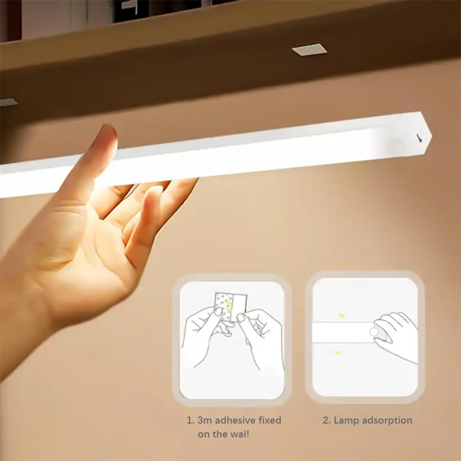 🔥Only $8.99 Last Day Promotion!💡 Punch-free Smart Sensor Magnetic Rechargeable LED Lights