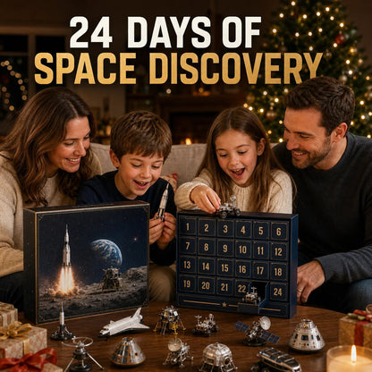 🎄Last Day 49% OFF –🚀2026 Space Exploration Legends Advent Calendar – 24 Days of 2D Space Missions, 24 Collectible Surprises