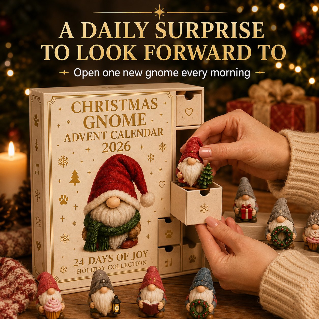 🧙 Gnome Advent Calendar 2026 – 24 Days of Whimsical Holiday Surprises 🎁✨