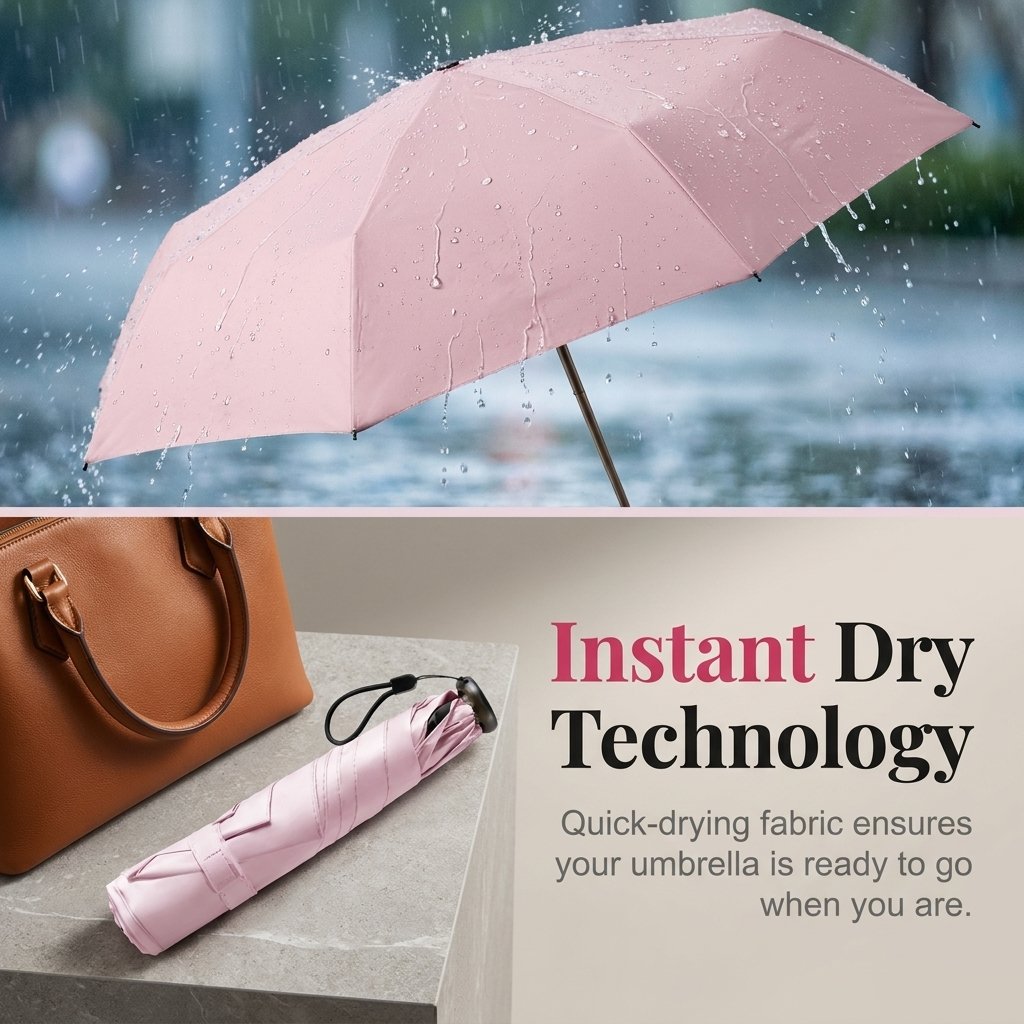 ✨Mini Pocket Sun Umbrella – Ultra-Light Sun & Rain Protection for On-the-Go! ✨