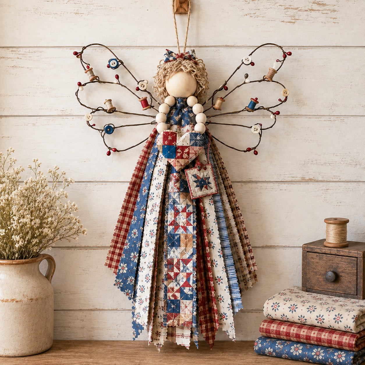 🔥Last Day 49% OFF - 🪽 Angel Fabric Hanging DIY Kit