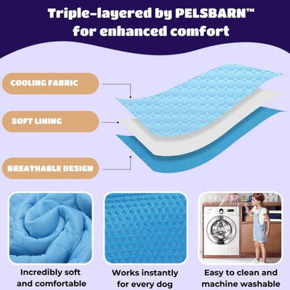 🧊Dog Cooling Mat (4x more effective)