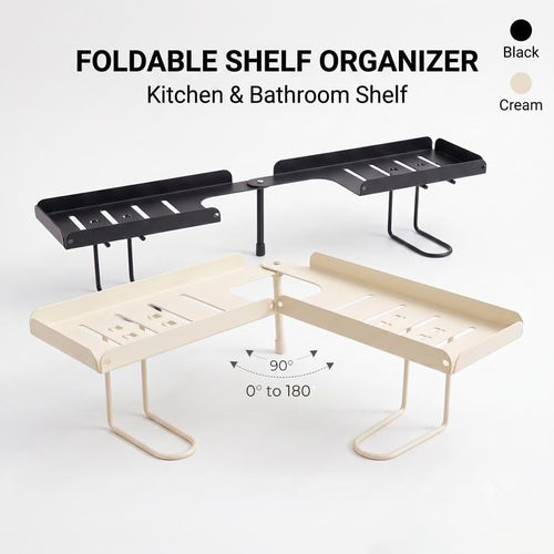 Foldable Over-the-Faucet Sink Organizer Shelf