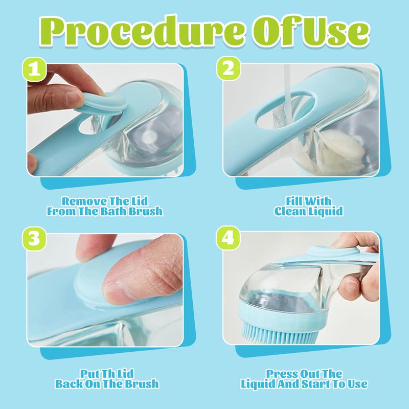 ✨Pet Bath Brush 2 in 1 Dog Bath Brush