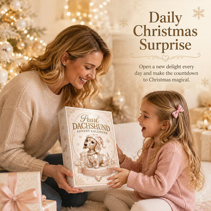 🐶 2026 Dachshund Christmas Advent Calendar – 24-Day Collectible Countdown for Dog Lovers