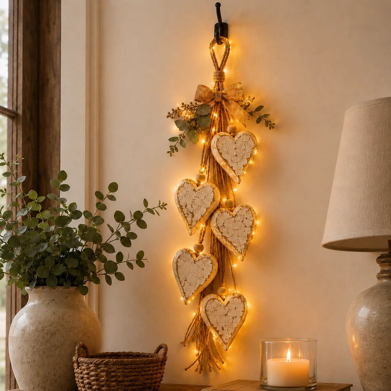 🔥HOT SALE🔥🍂🤎Hanging Heart Wall Decor