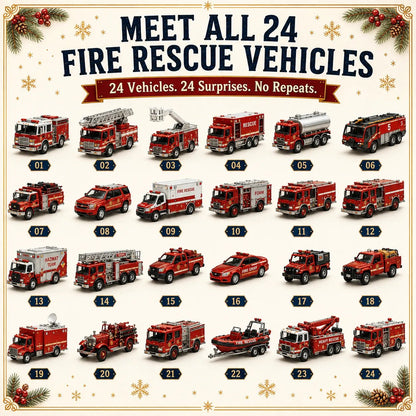 🚜Build the Fleet Collection 24-Day Vehicle Advent Calendar Series