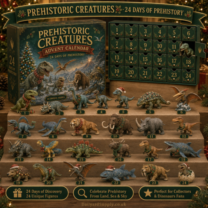 ⏰Limited Stock 49% OFF❄️2026 Anniversary Advent Calendar🦖24 DAYS OF PREHISTORY DISCOVERY