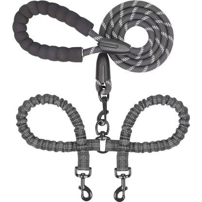 🐕Heavy Duty Dog Leash with Shock Absorbing Bungee