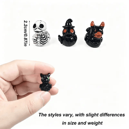 🎃🦆Mini Ducks (✨Devil, Ghost, & Skeleton Designs)
