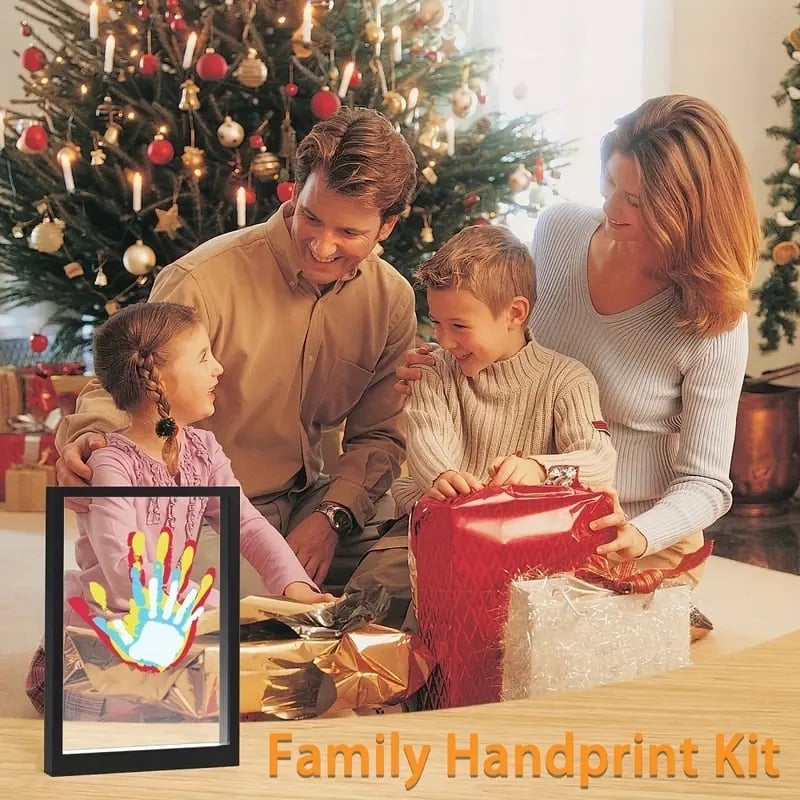 DIY Wooden Transparent Handprint Frame Set