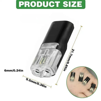 ✨🔥Double-Wire Plug-in Connector Led Light Strip Connectors 2 Pin