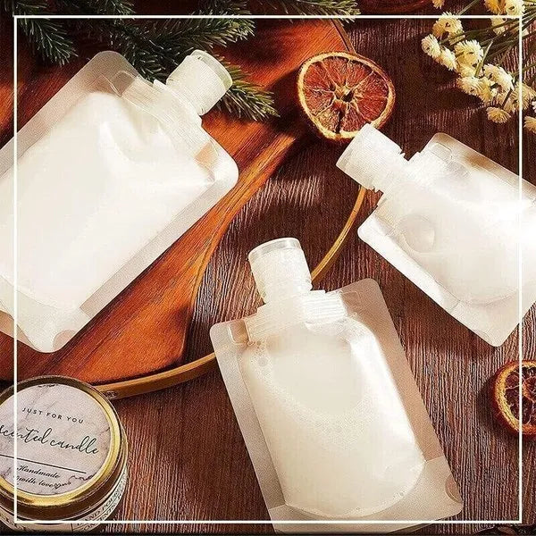 🌷Summer SALE - Portable Travel Fluid Makeup Packing Bag(10 Pcs）