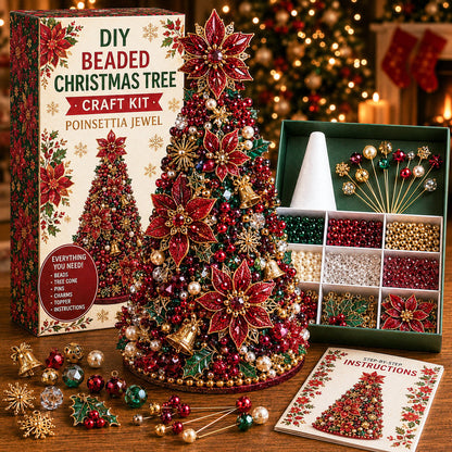 🔥Last Day 49% OFF - 🎄✨ DIY Beaded Christmas Tree Craft Kit