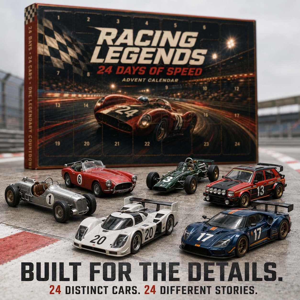 🏆Racing Legends Advent Calendar — 24 Days of Speed