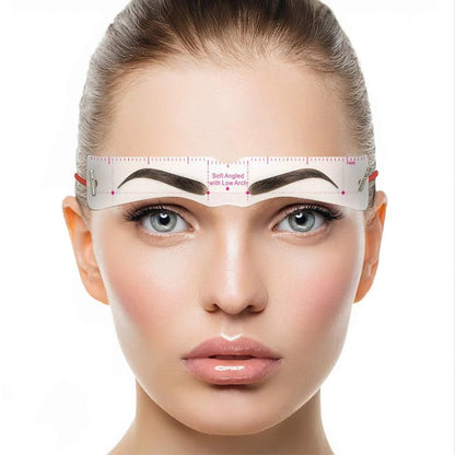 12-Shape Eyebrow Stencil Kit | Easy Brow Shaping Guide
