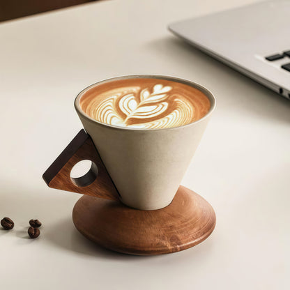 Unique ceramic coffee cup – luxury for your coffee time ☕