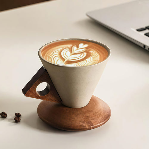 Unique ceramic coffee cup – luxury for your coffee time ☕
