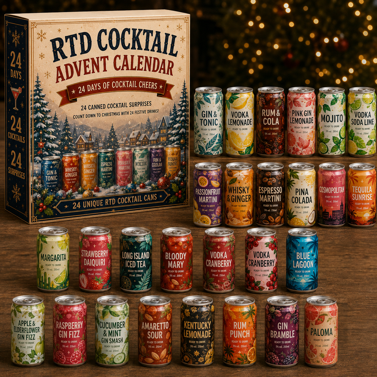⏰Limited Stock 49% OFF❄️2026 246th Anniversary Advent Calendar🍹24 DAYS OF COCKTAIL DISCOVERY